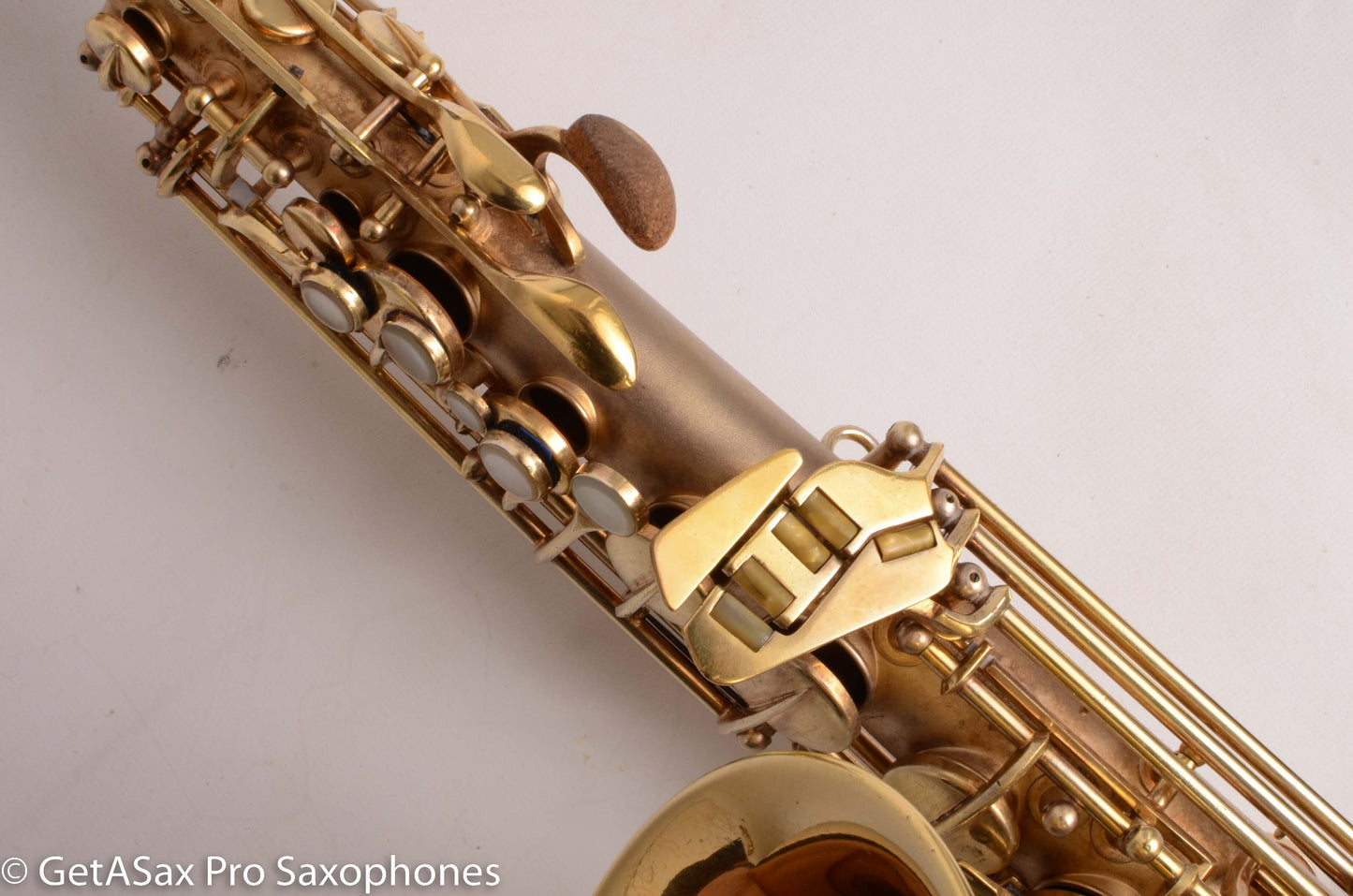 Conn 6M Alto Original Satin Gold Plate Super Rare! Good Pads 253005