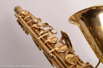 Conn 6M Alto Original Satin Gold Plate Super Rare! Good Pads 253005