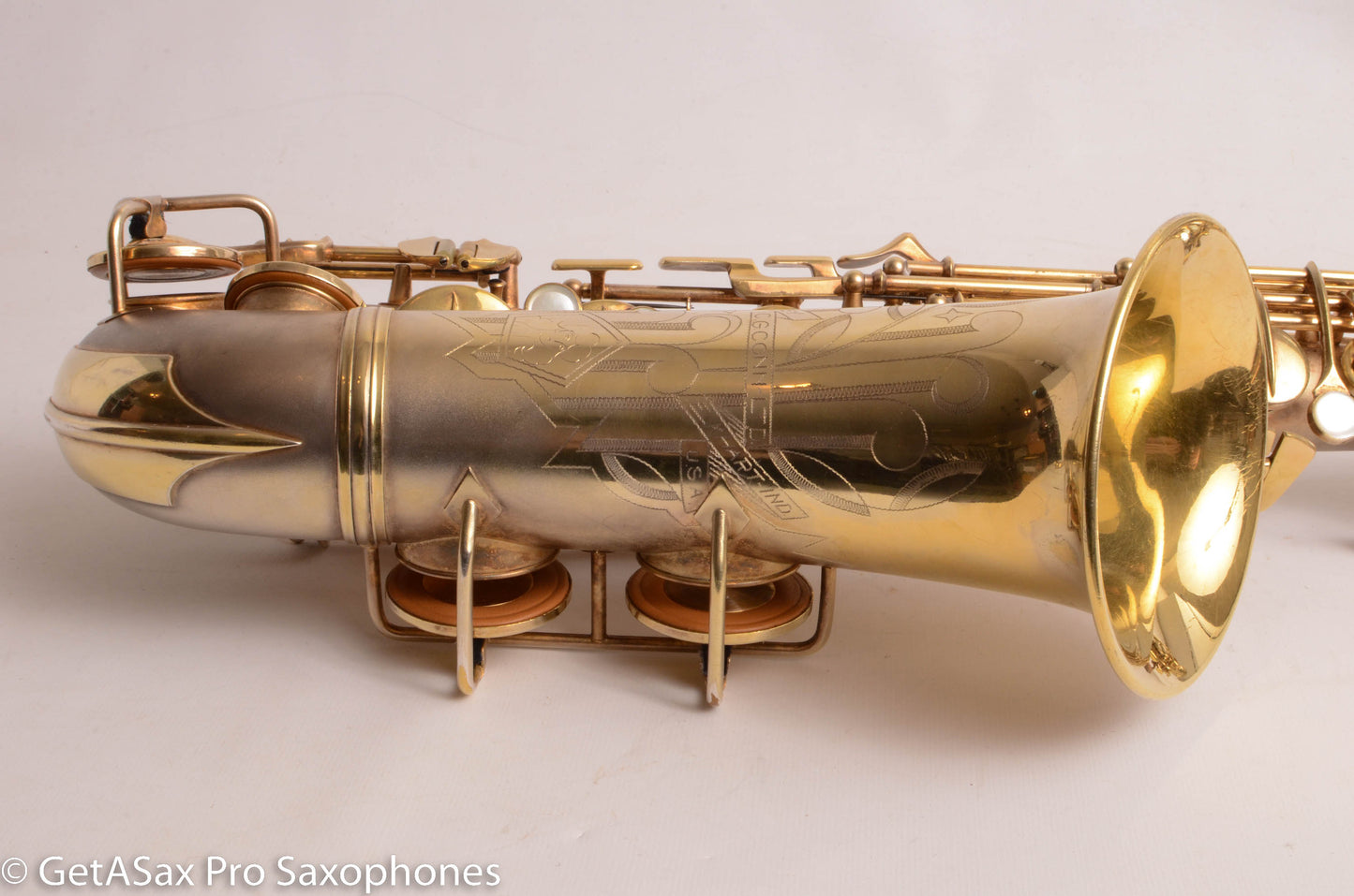 Conn 6M Alto Original Satin Gold Plate Super Rare! Good Pads 253005