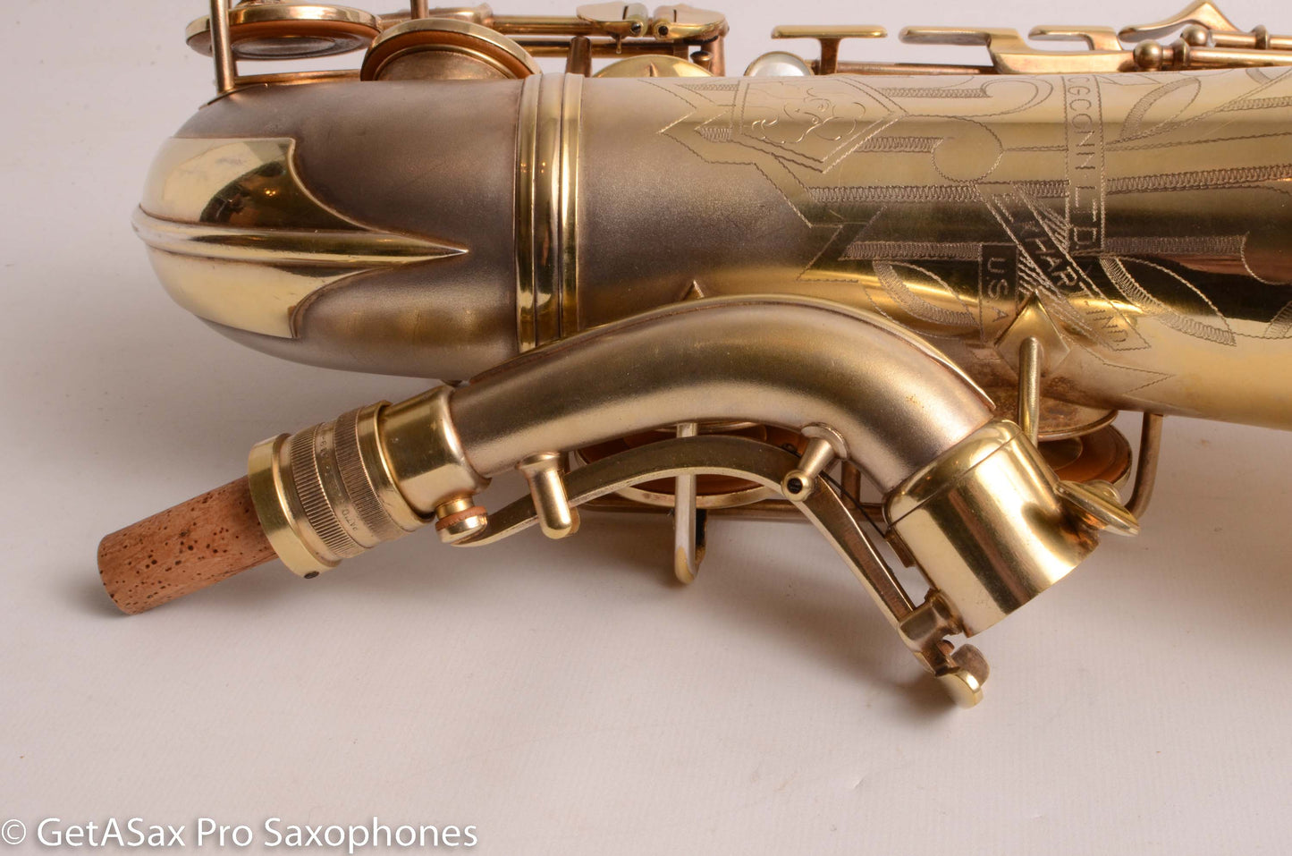 Conn 6M Alto Original Satin Gold Plate Super Rare! Good Pads 253005