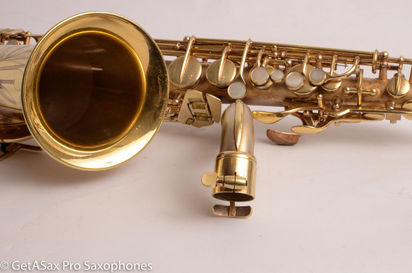 Conn 6M Alto Original Satin Gold Plate Super Rare! Good Pads 253005
