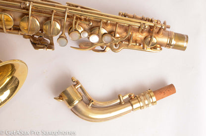 Conn 6M Alto Original Satin Gold Plate Super Rare! Good Pads 253005