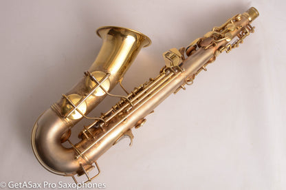 Conn 6M Alto Original Satin Gold Plate Super Rare! Good Pads 253005