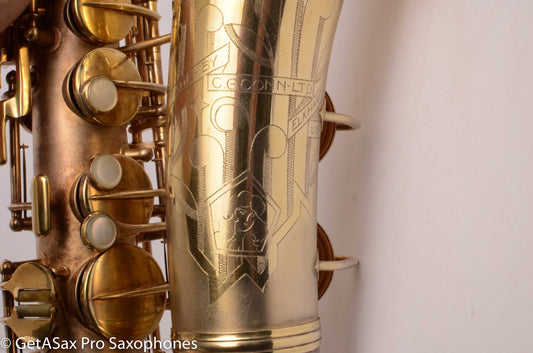 Conn 6M Alto Original Satin Gold Plate Super Rare! Good Pads 253005