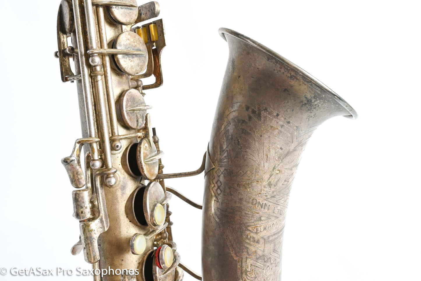 Conn 6M Transitional Alto Art Deco Satin Silver w/ new ProTec 245604