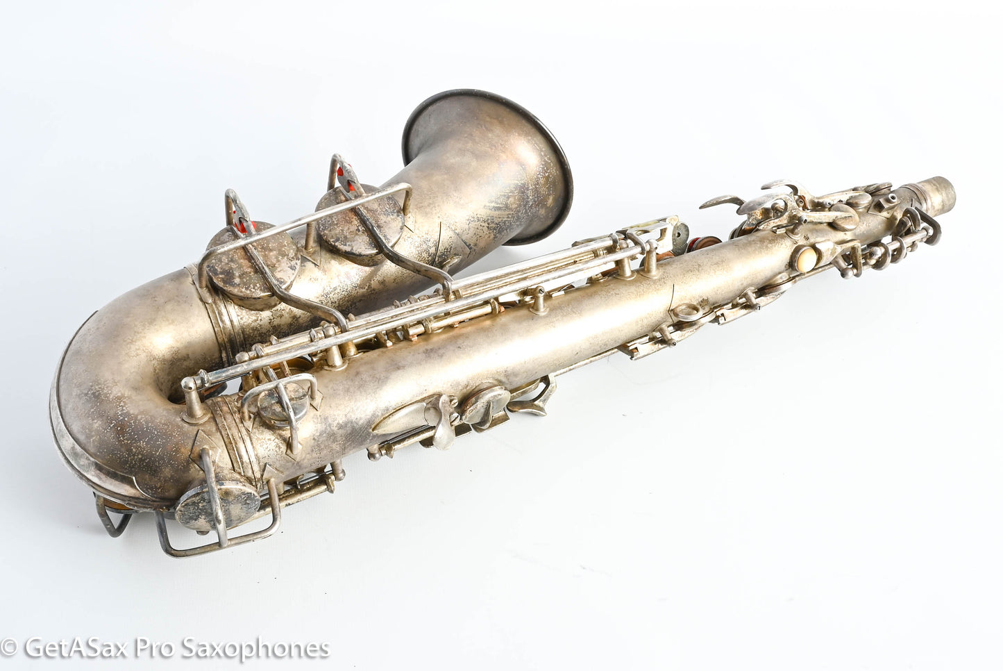 Conn 6M Transitional Alto Art Deco Satin Silver w/ new ProTec 245604