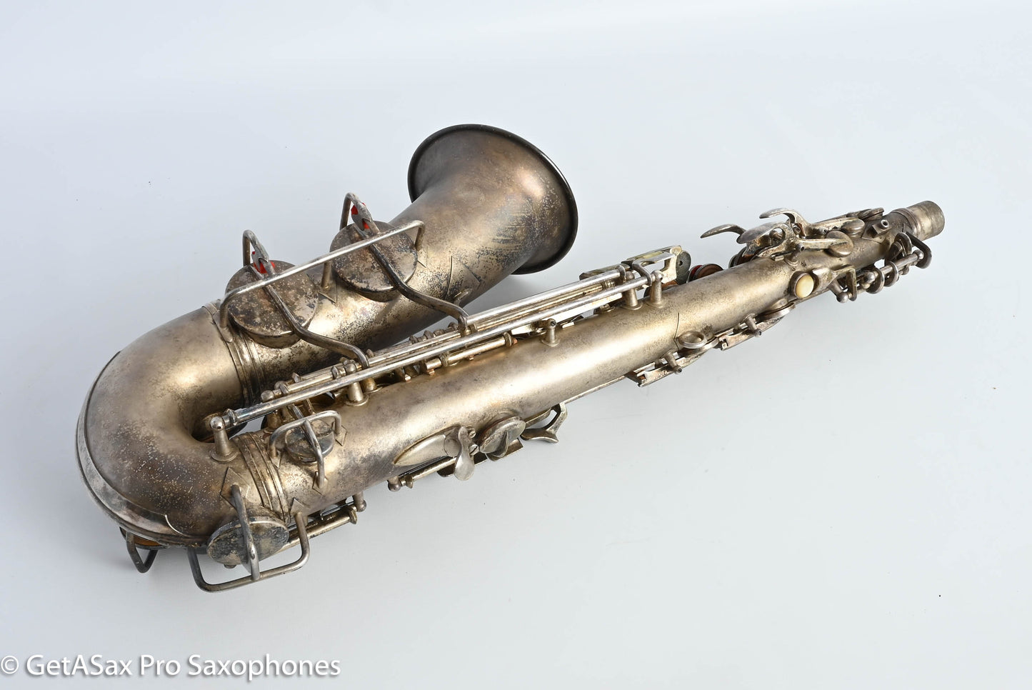 Conn 6M Transitional Alto Art Deco Satin Silver w/ new ProTec 245604