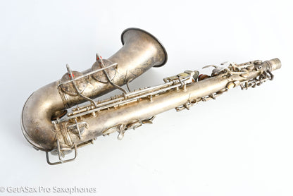 Conn 6M Transitional Alto Art Deco Satin Silver w/ new ProTec 245604