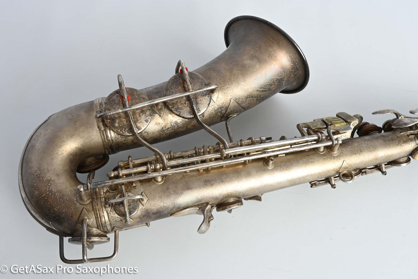 Conn 6M Transitional Alto Art Deco Satin Silver w/ new ProTec 245604