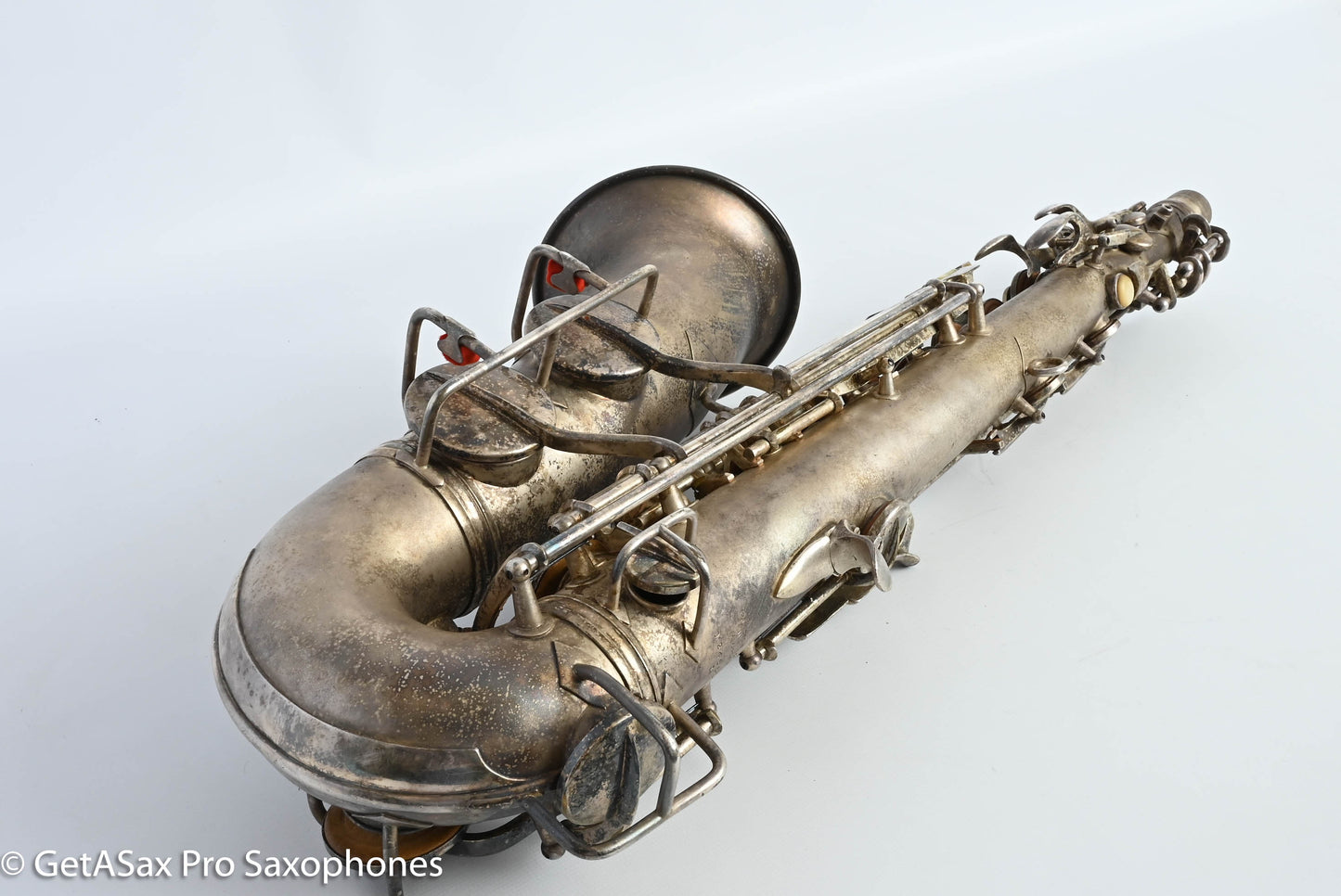 Conn 6M Transitional Alto Art Deco Satin Silver w/ new ProTec 245604