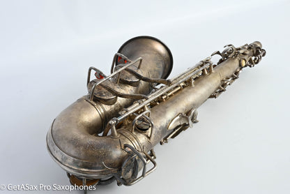 Conn 6M Transitional Alto Art Deco Satin Silver w/ new ProTec 245604