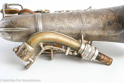 Conn 6M Transitional Alto Art Deco Satin Silver w/ new ProTec 245604