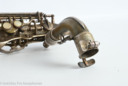 Conn 6M Transitional Alto Art Deco Satin Silver w/ new ProTec 245604