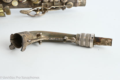 Conn 6M Transitional Alto Art Deco Satin Silver w/ new ProTec 245604