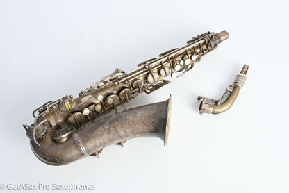 Conn 6M Transitional Alto Art Deco Satin Silver w/ new ProTec 245604