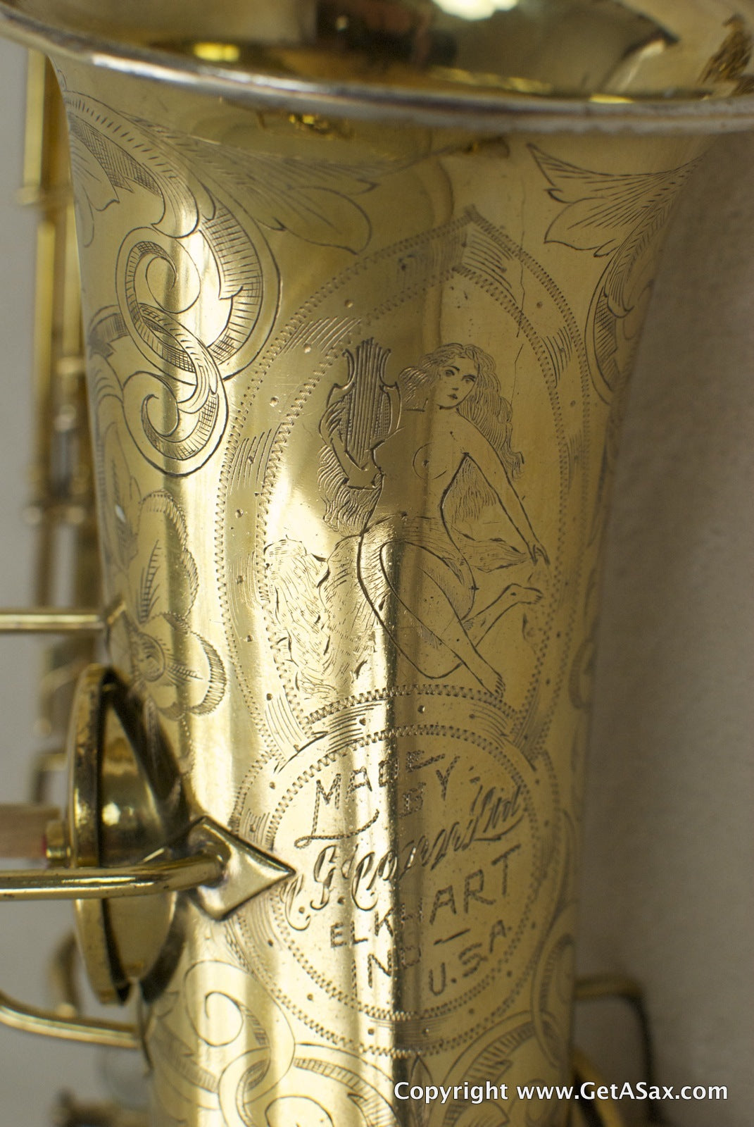 Conn New Wonder I Alto Saxophone Burnished Gold-plated 101xxx