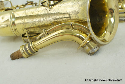 Conn New Wonder I Alto Saxophone Burnished Gold-plated 101xxx