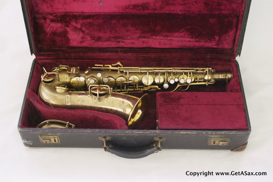 Conn New Wonder II Chu Berry Alto Saxophone Gold Plated