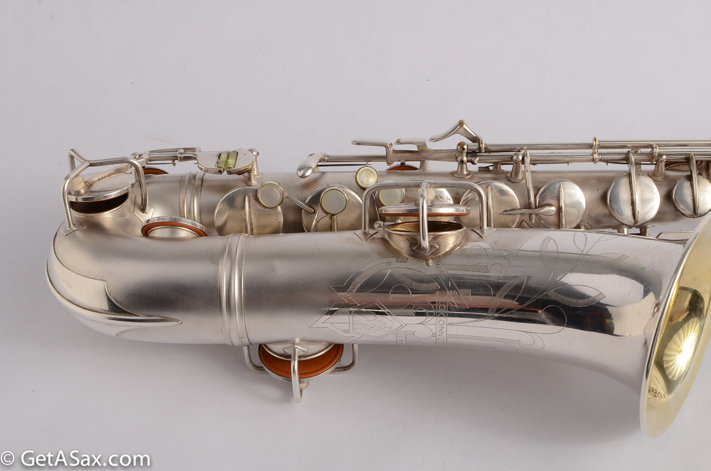 Conn 8M Transitional C Melody 244xxx Near Mint Silver