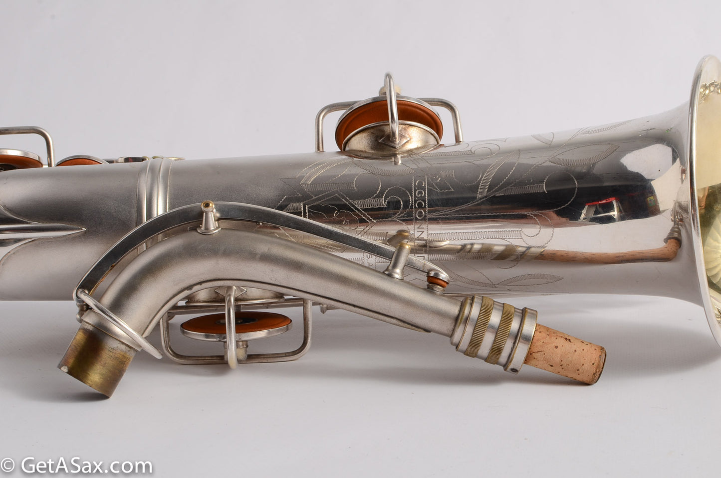 Conn 8M Transitional C Melody 244xxx Near Mint Silver