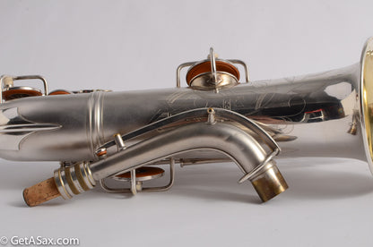 Conn 8M Transitional C Melody 244xxx Near Mint Silver