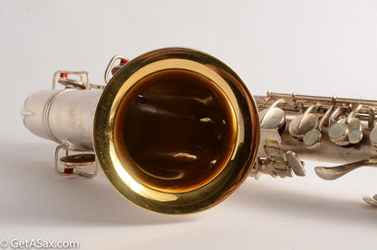 Conn 8M C Melody with Naked Lady Engraving 1937 Silver Near Mint