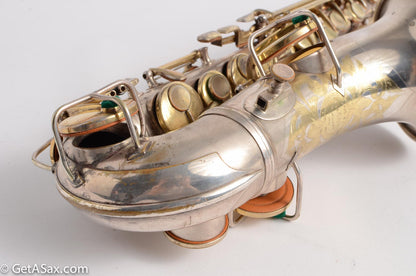Conn Curved Soprano Silver with Gold Keys to High F