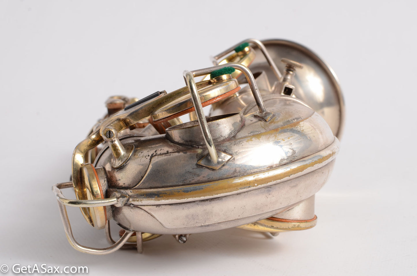 Conn Curved Soprano Silver with Gold Keys to High F
