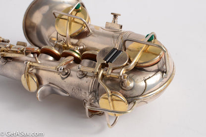 Conn Curved Soprano Silver with Gold Keys to High F
