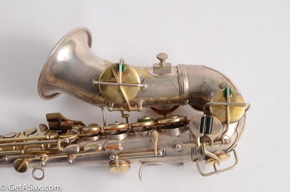 Conn Curved Soprano Silver with Gold Keys to High F