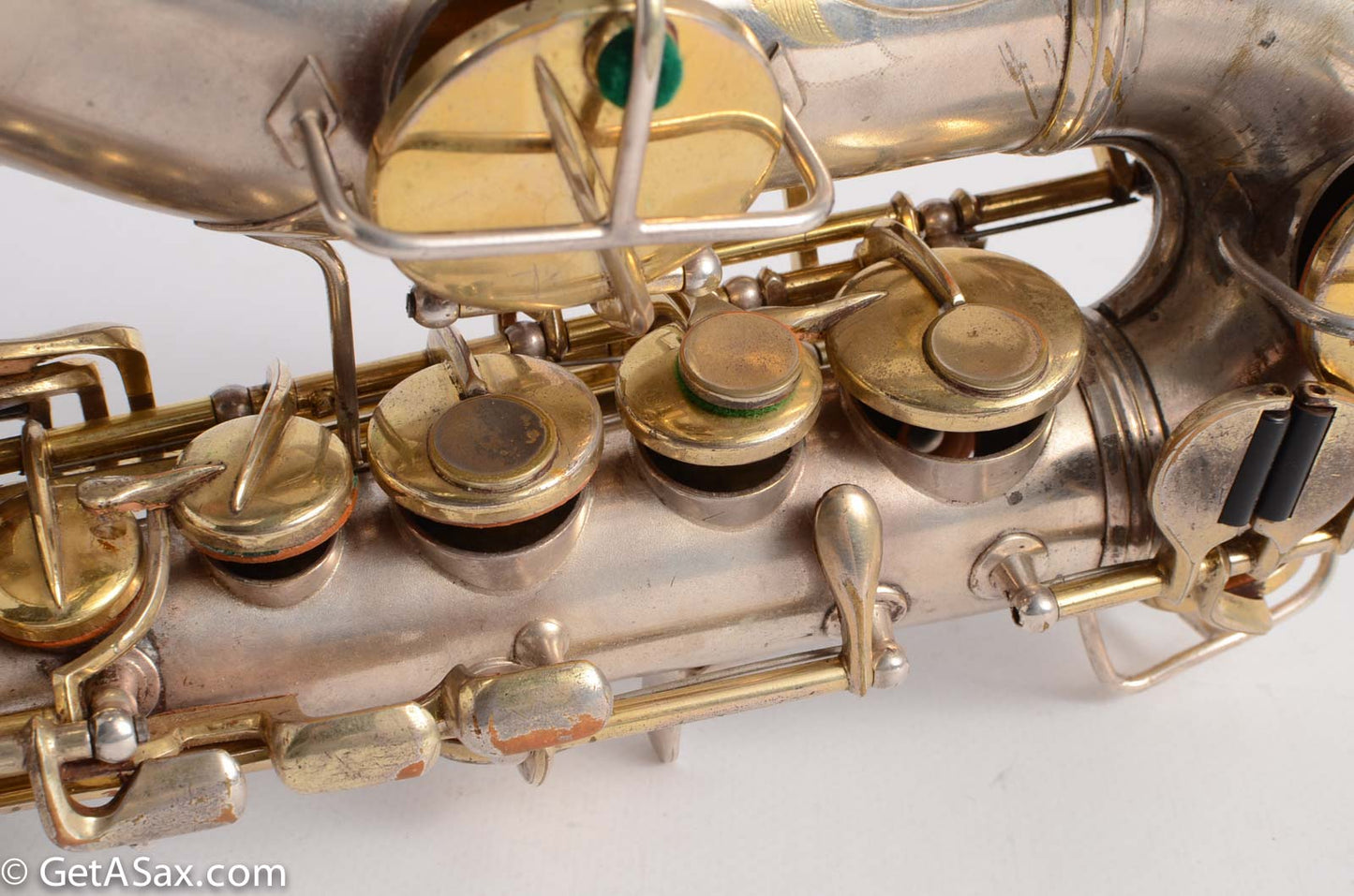 Conn Curved Soprano Silver with Gold Keys to High F
