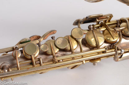 Conn Curved Soprano Silver with Gold Keys to High F