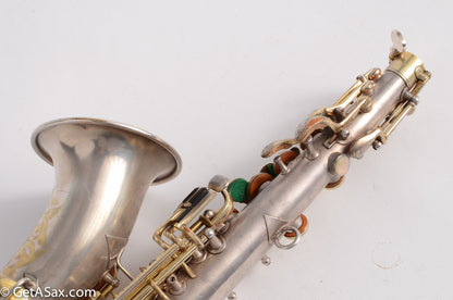 Conn Curved Soprano Silver with Gold Keys to High F