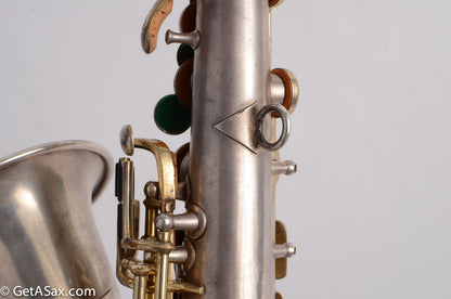 Conn Curved Soprano Silver with Gold Keys to High F
