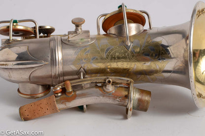 Conn Curved Soprano Silver with Gold Keys to High F