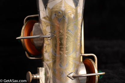 Conn Curved Soprano Silver with Gold Keys to High F