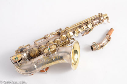 Conn Curved Soprano Silver with Gold Keys to High F