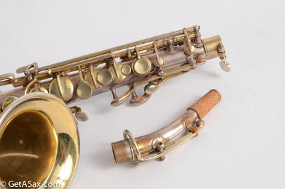 Conn Curved Soprano Silver with Gold Keys to High F