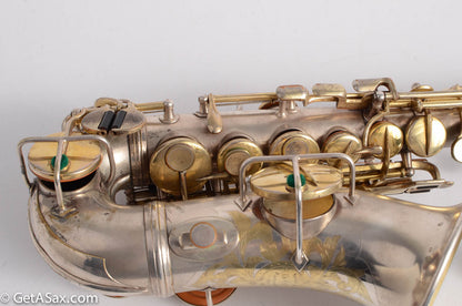 Conn Curved Soprano Silver with Gold Keys to High F