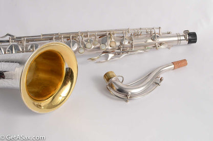 Conn 10M Transitional Tenor Art Deco Silver Overhauled!