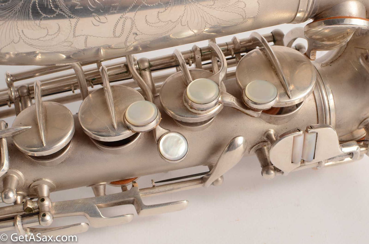 Conn F Mezzo Soprano Saxophone Near Mint Original Silver Plate!