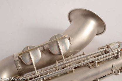 Conn F Mezzo Soprano Saxophone Near Mint Original Silver Plate!