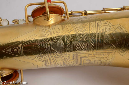 Conn Art Deco Transitional Tenor Original Gold Plate 238xxx Overhauled!