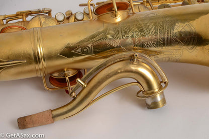 Conn Art Deco Transitional Tenor Original Gold Plate 238xxx Overhauled!