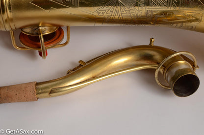 Conn Art Deco Transitional Tenor Original Gold Plate 238xxx Overhauled!