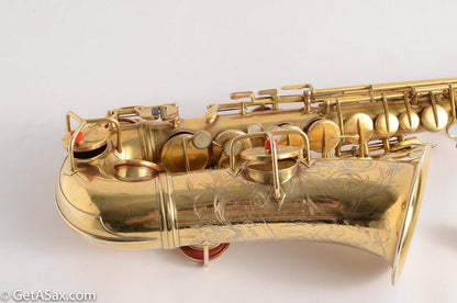 Conn New Wonder 1 Alto Original Burnished Gold Plate Portrait 84738