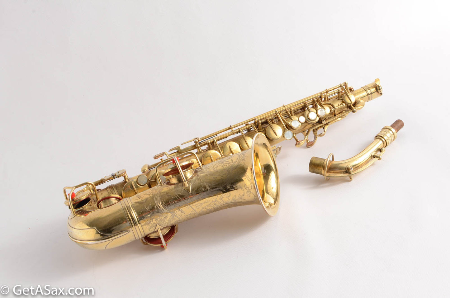 Conn New Wonder 1 Fancy Gold w/Portrait Exceptional Player