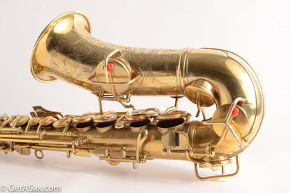 Conn New Wonder 1 Alto Original Burnished Gold Plate Portrait 84738