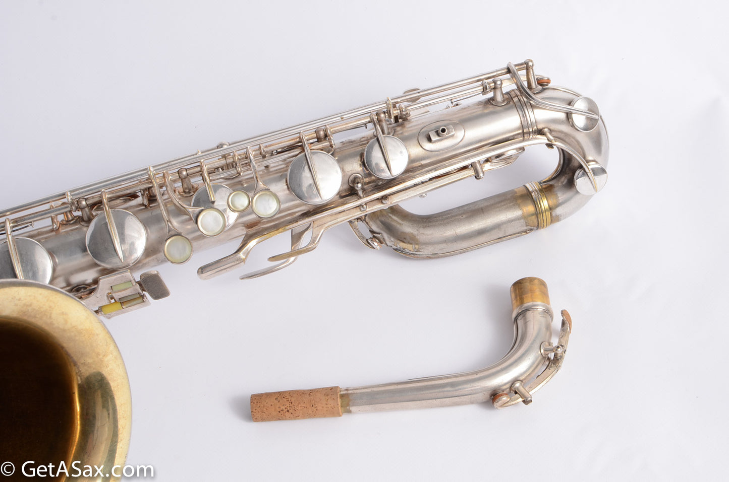 Conn New Wonder II Baritone 208xxx Original Silver Plate Great Deal!
