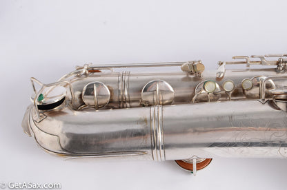 Conn New Wonder II Baritone 208xxx Original Silver Plate Great Deal!